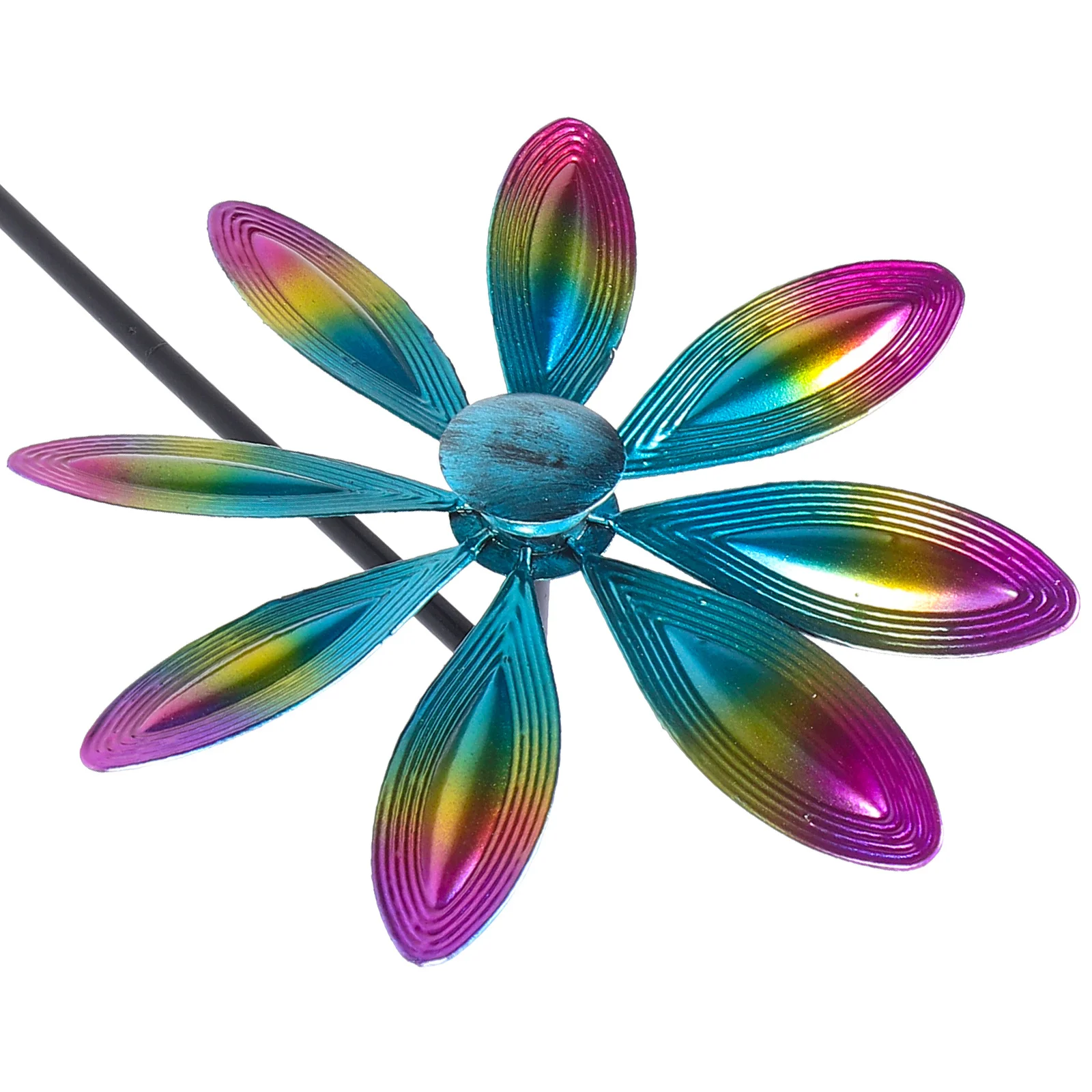 

Rotating Windmill Decor Outdoor Metal Garden Spinner Yard Decoration Landscape Sculpture For Home Park Garden Decor