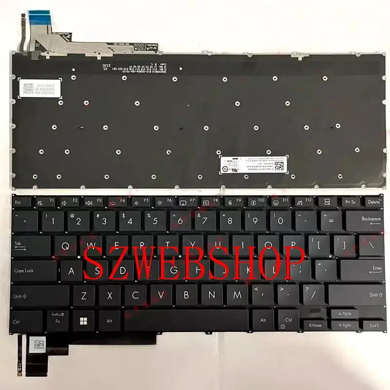 

Новая клавиатура для ноутбука ASUS Zenbook UX8406 UX8406MA 2024, США, с подсветкой