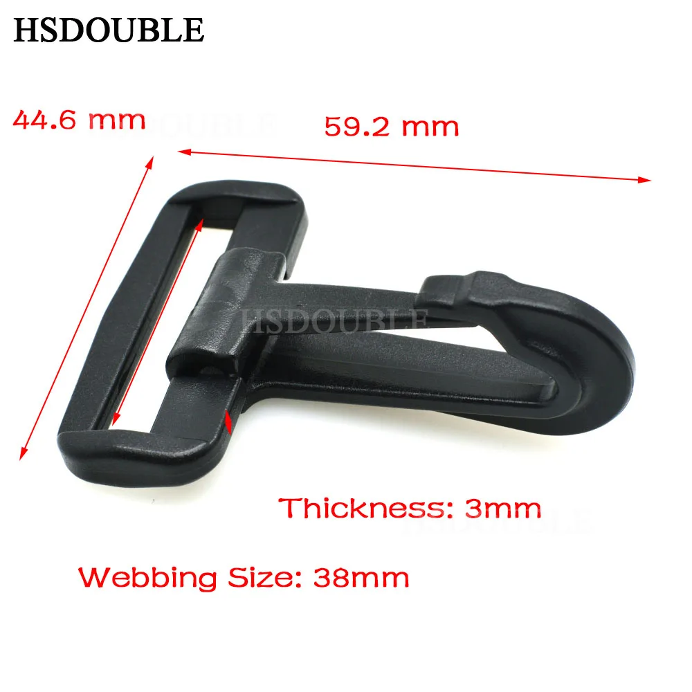 Plastic Snap Hooks Rocker Style For Backpack Strap Webbing 20mm 25mm 30mm 38mm 50mm