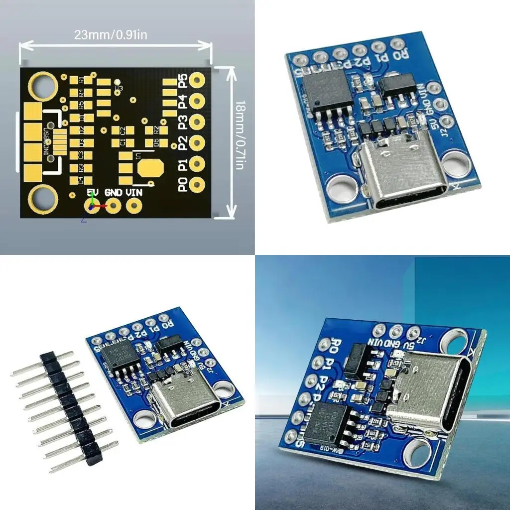 

896F Портативный и мощный модуль разработки USB для инновационных проектов