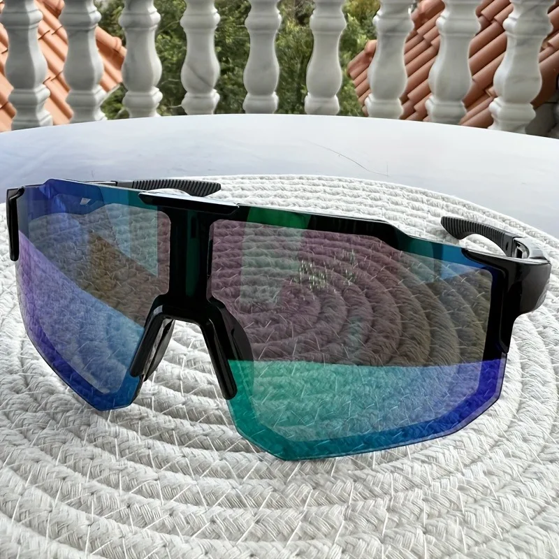 2 قطعة إطار كبير قطعة واحدة دراجة هوائية جبلية ركوب الدراجات النظارات الشمسية موضة الرياضة في الهواء الطلق تسلق حماية العين نظارات شمسية المد #4