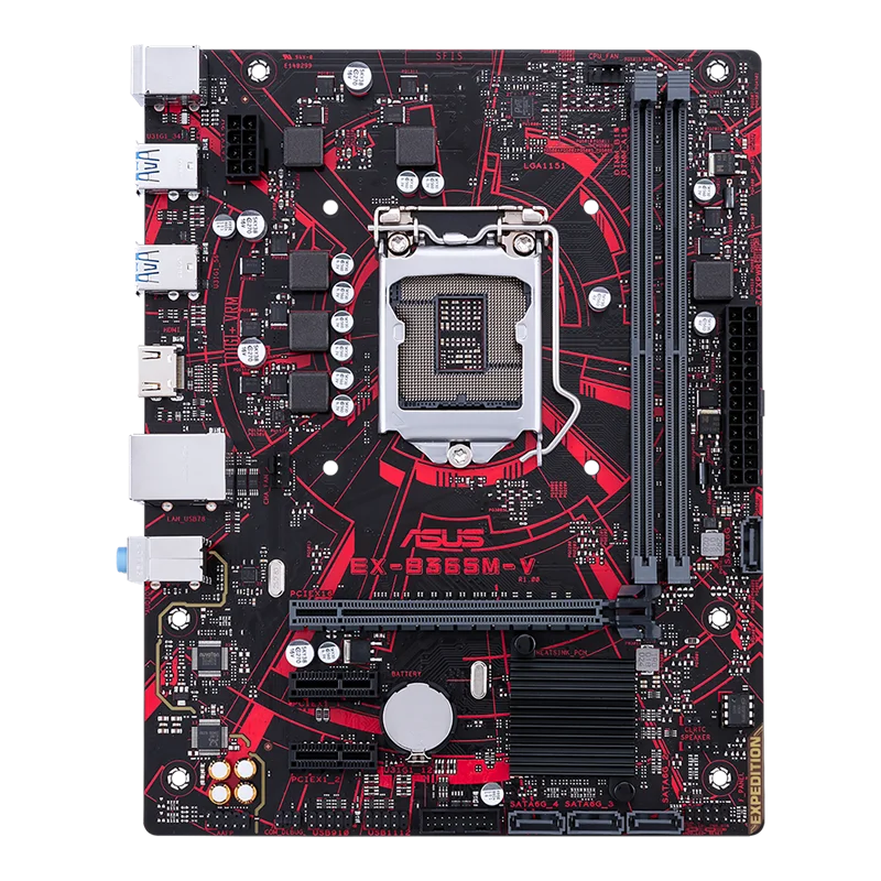 

ASUS EX-B365M-V5 Motherboard Socket 1151 intel B365 DDR4 32GB support Core i3-8300 8500 9400 9700 9350 8100 cpu M-ATX DDR4 32GB