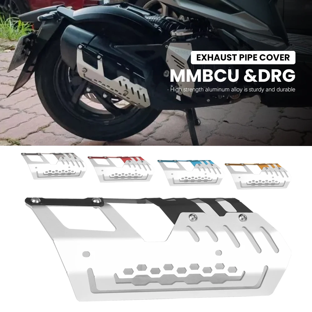 For SYM Sanyang Husky Adv 150 Mmbcu158 MMBCU150 DRG 158 Motorcycle Aluminum Exhaust Pipe Protector Heat Shield Cover