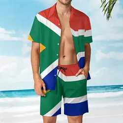 South Africa(1)  Swimming Men's Beach Suit Funny Graphic 2 Pieces Pantdress  High Grade