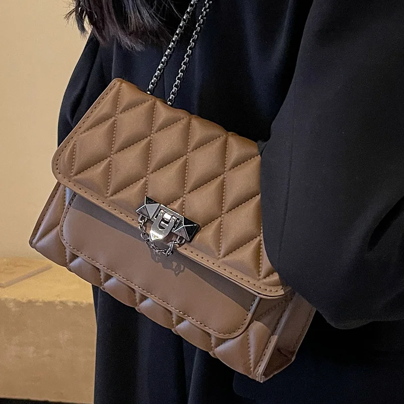 กระเป๋าถือผู้หญิงคุณภาพสูง - รุ่นคลาสสิกหรูหราใหม่ปี 2025 - กระเป๋าสะพายไหล่แบบโซ่ Leige - กระเป๋าครอสบอดี้สไตล์เรโทรอเนกประสงค์