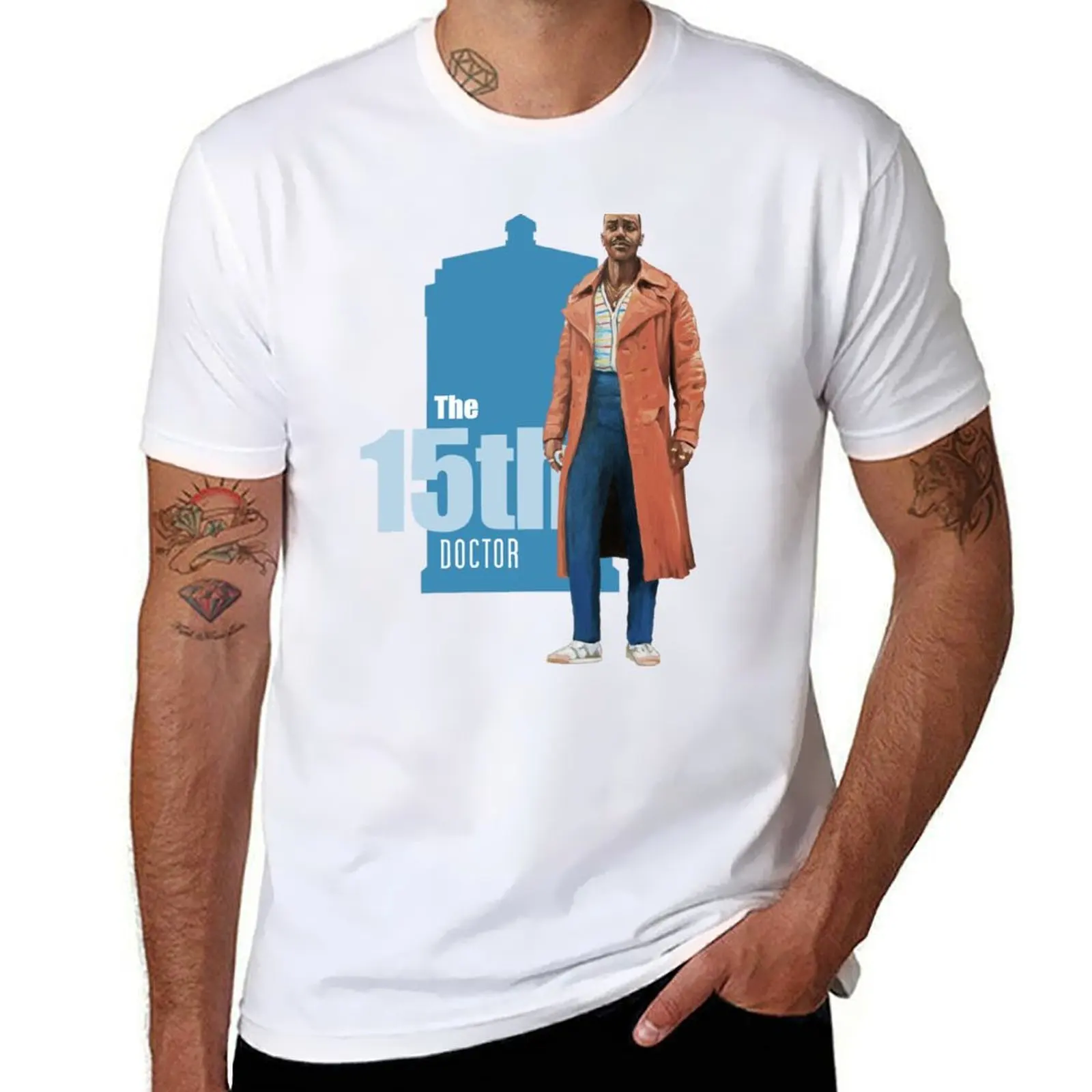 

The 15th Doctor: Ncuti Gatwa T-Shirt Clothing summer tops funny gifts cute clothes black t-shirts for men