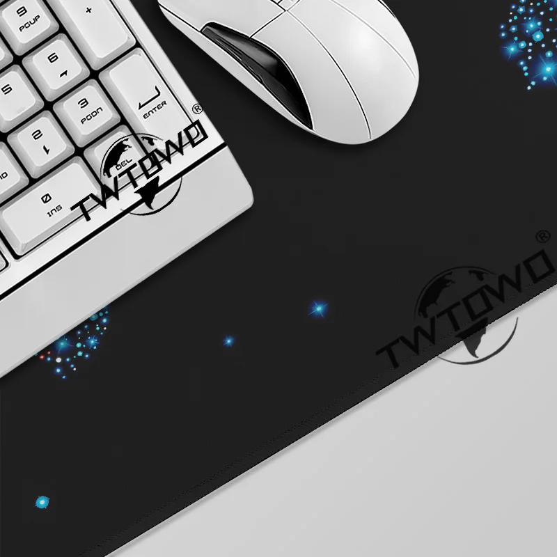 Black Starry World Map Mouse Pad Gamer printon demand Custom New HD Mousepad XXL Desk Mats Carpet Non-Slip Soft Table Mat