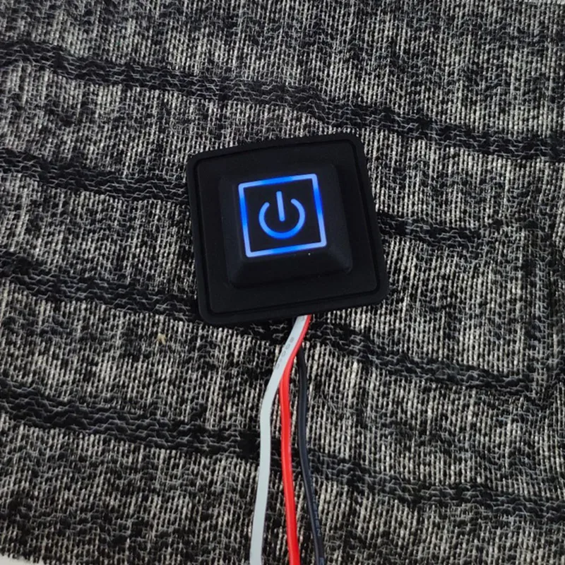 5Pcs Electric Heating Clothes Three-Step Temperature Control Switch Waterproof Switch Silicone Temperature Control Durable