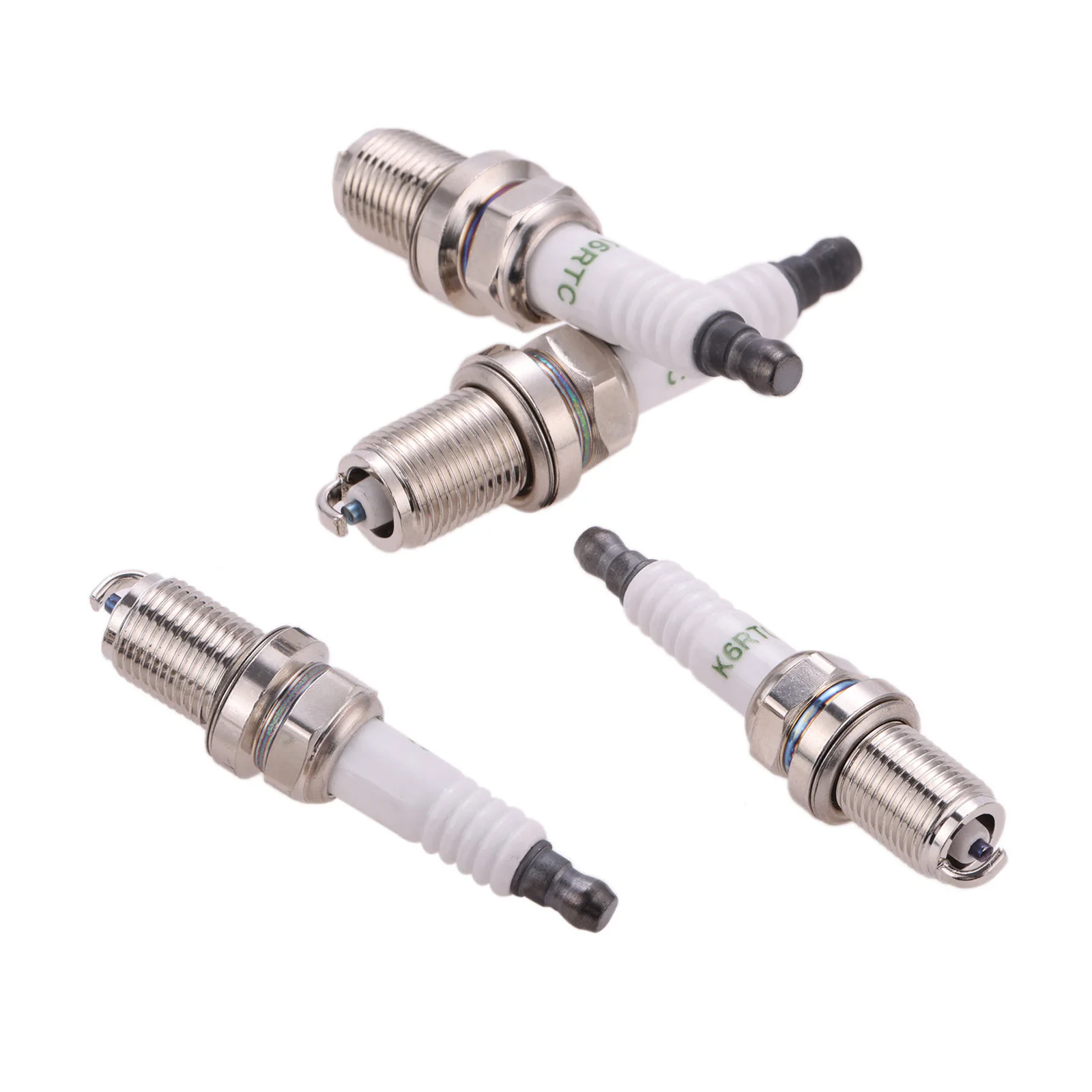 4Pcs 491055S Spark Plug Fit for Champion RC12YC Briggs and Stratton 491055 491055S 692051 792015 491055T 5066 Kohler 25 132 12-S