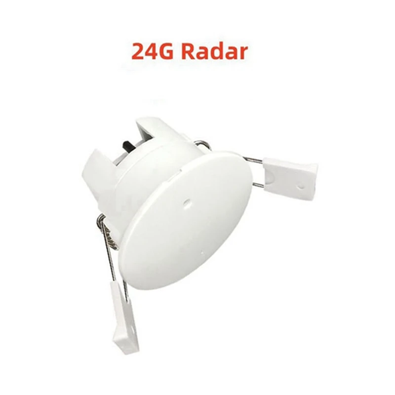 Abgr-tuya zigbee onda milimétrica 24ghz radar sensor de movimento detector de presença humana com detecção de luminância/distância ac220v