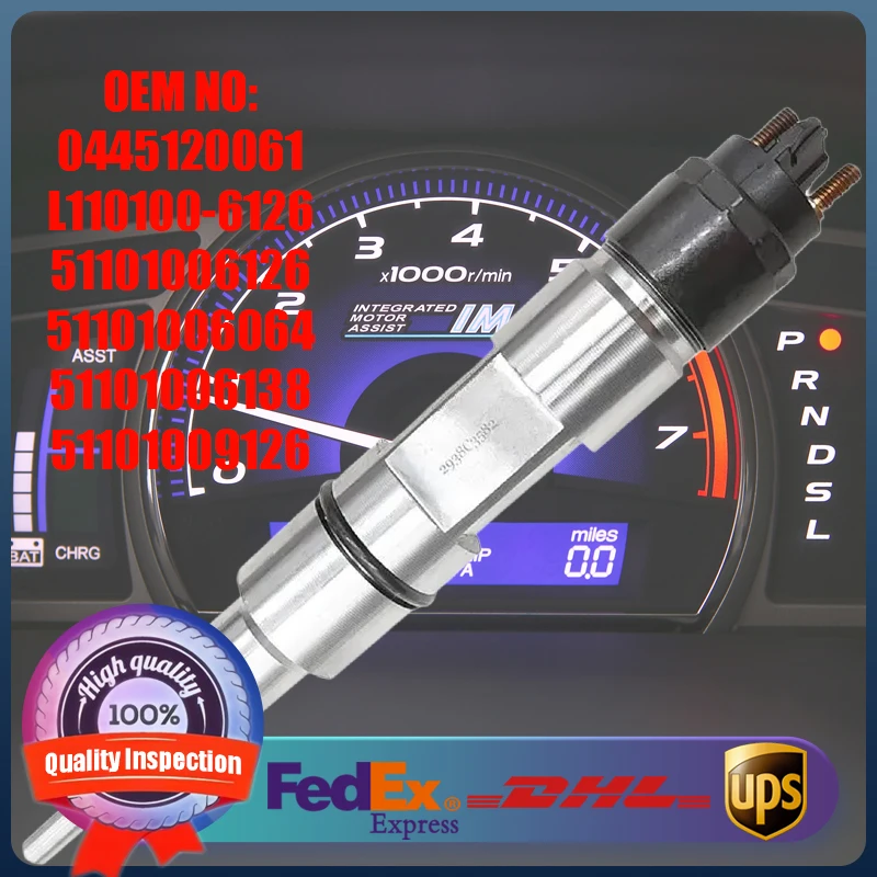 

0445120061 0445120217 51101006126 L110100-6126 0986435526 New Diesel Common Rail Injector Suitable for MAN and Neoplan
