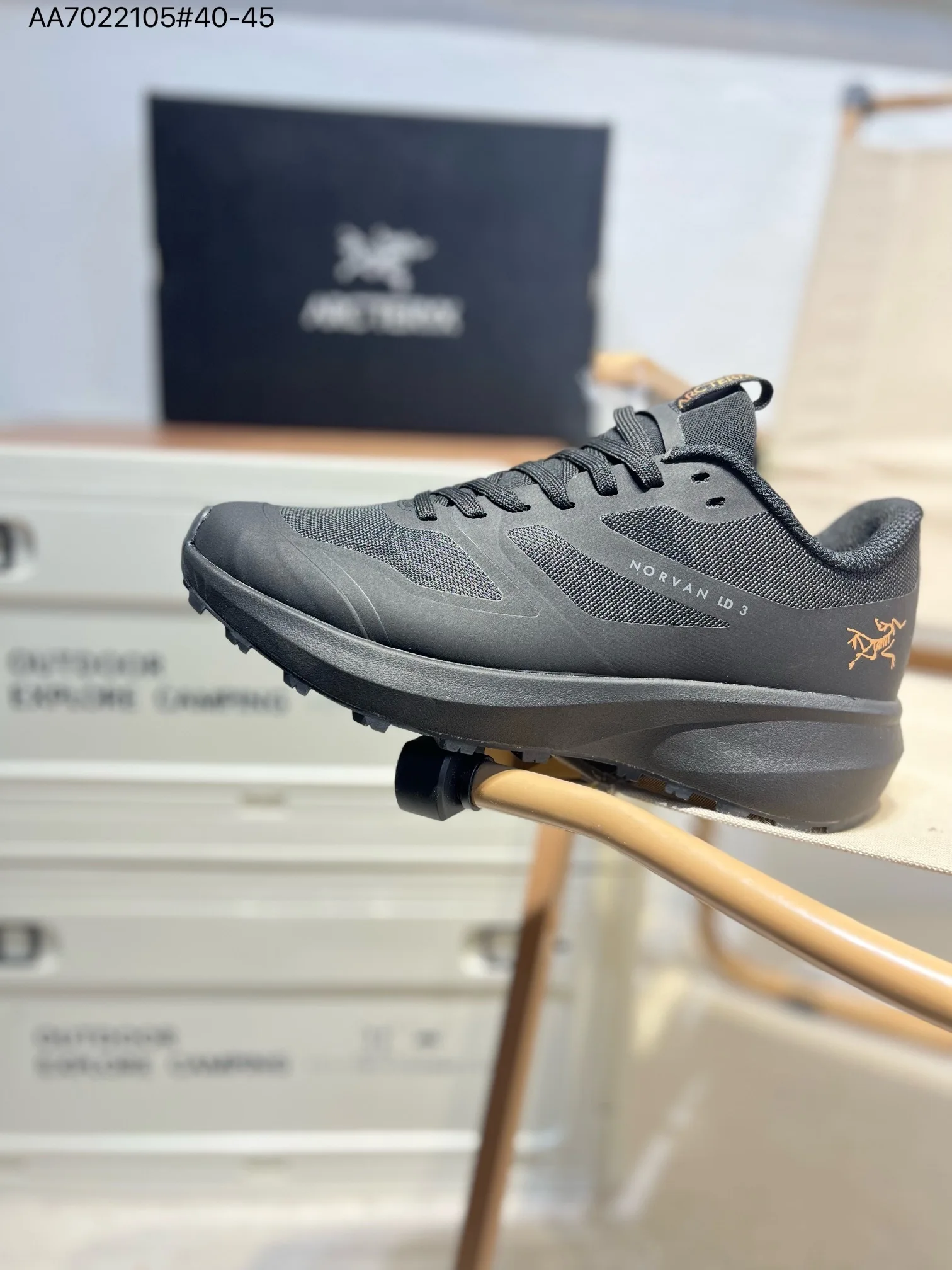 ARCTERYX Norvanld3 Gore-tex Men's Shoes Off Road Lightweight Breathable Casual Shoes Non Slip  Mountaineering Shoes Bird Shoes