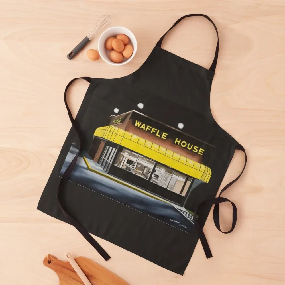 late night waffle house Apron chefs Camping barber uniform Apron