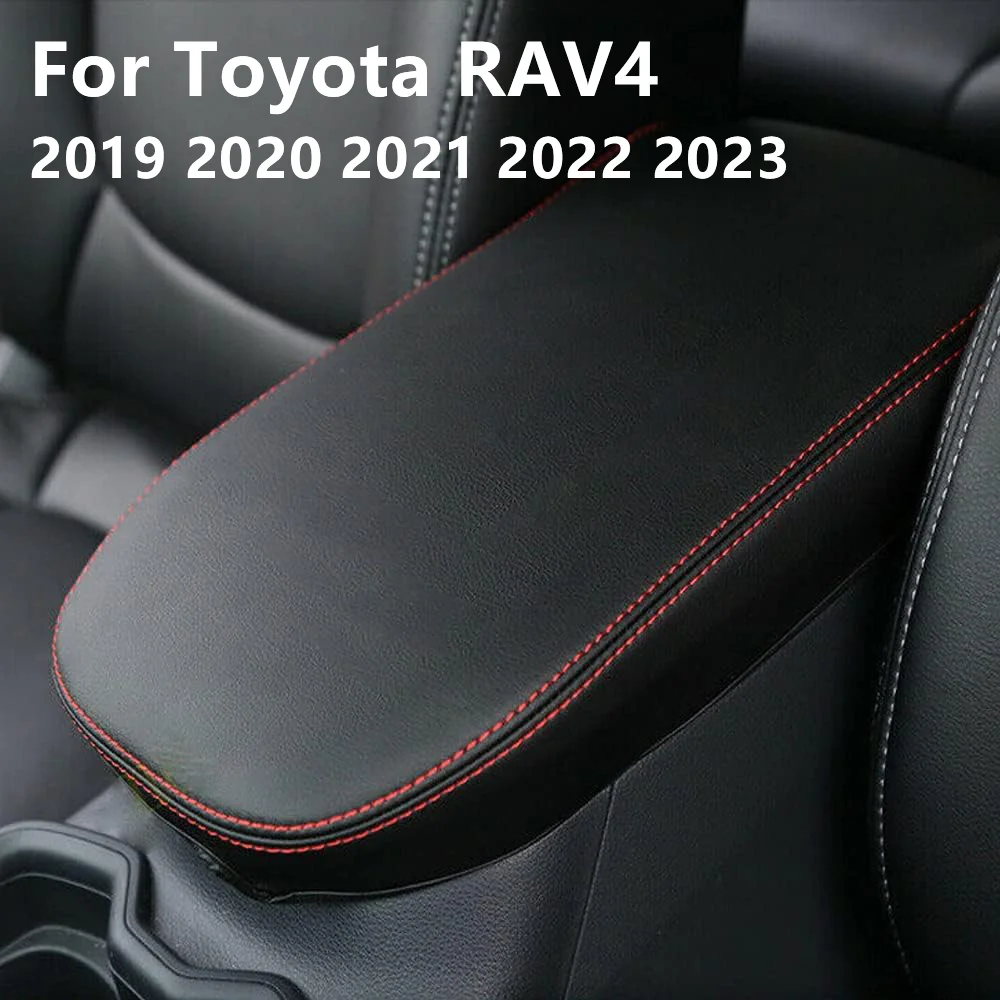 

Car Console Container Armrest Covering for Toyota RAV4 2019 2020 2021 2022 2023 Arm Rest Storage Lid Leather Protective Cover