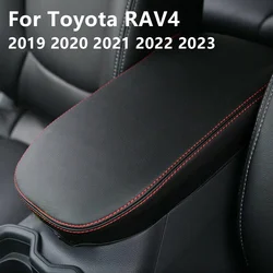 Чехол на подлокотник консоли автомобиля для Toyota RAV4 2019 2020 2021 2022 2023, подлокотник, крышка для хранения, кожаный защитный чехол