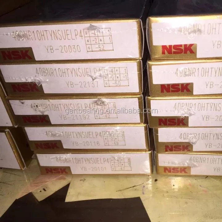 توريد تحمل 40BNR10S NSK الكرة اللولبية دعم عالية الدقة المغزل تحمل 30 35 40 45 50 55 60 65 70 75 80 85 90 BNR 10