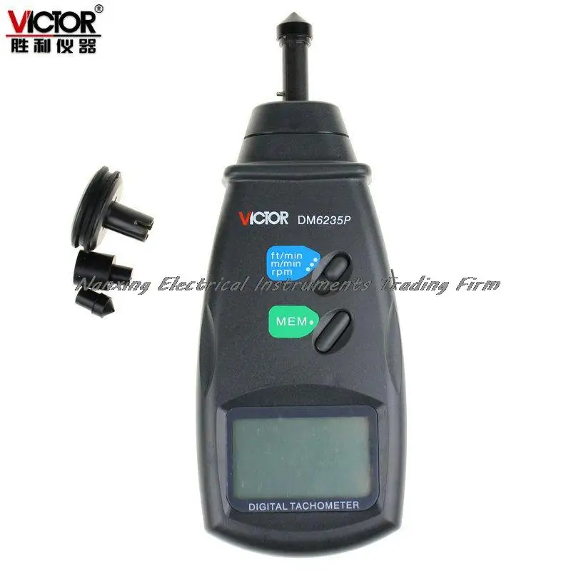 

Fast arrival Victor DM6236P 5-digit Digital Tachometer Large LCD Rotate Speed Tester