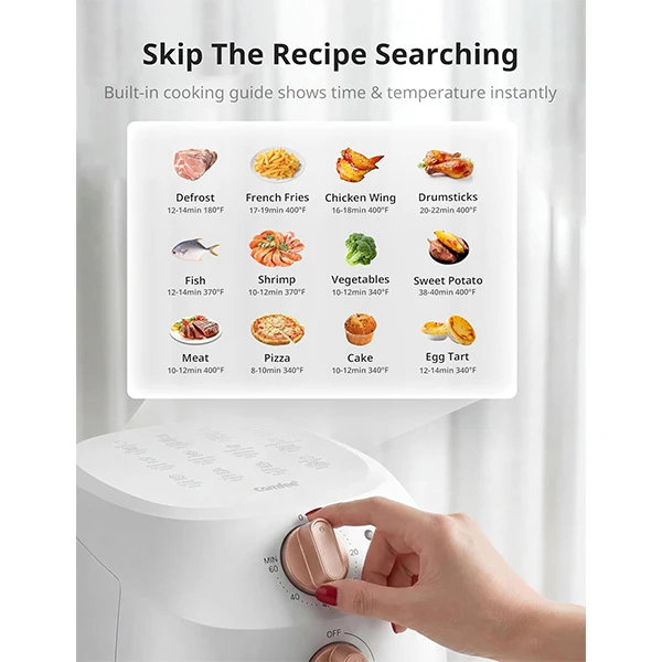 2.1QT Compact Digital Air Fryer 3
