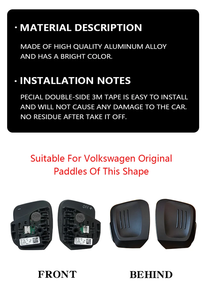 SK CUSTOM Aluminium-Schaltwippen-Verlängerung für VW Golf 8 MK8 GTI RLine Innenausstattung Tuning-Upgrade-Zubehör Verlustfreie Installation – Detail 4