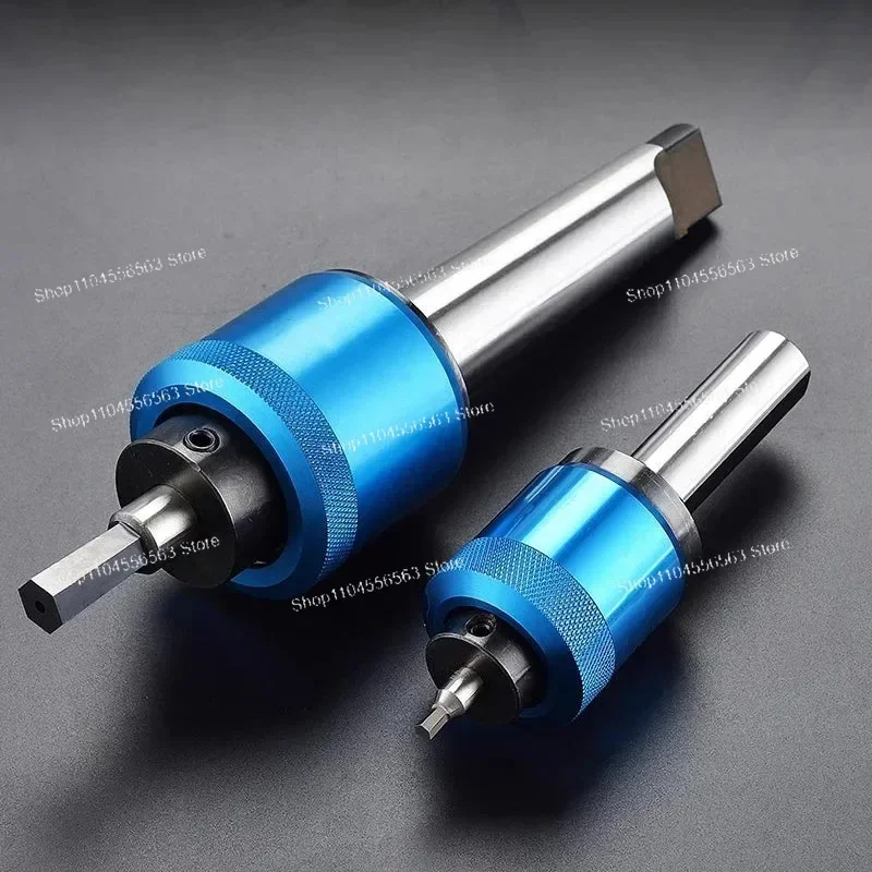 Taper Shank Rotary Broach Punch Holder - 8.0mm Hexagonal/Square, CT08 British System, MTA2/MTA3/MTA4/MTA5 for Lathe