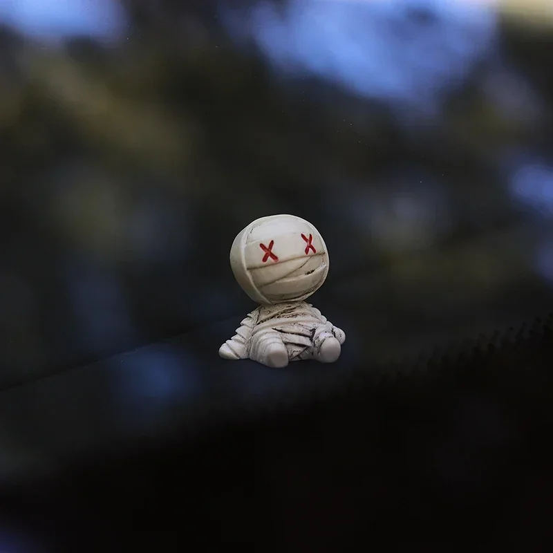 

Милая аниме-мумия, украшение интерьера автомобиля, мини-фигурка мумии, авто центральная консоль, украшение на приборную панель, автомобильные аксессуары