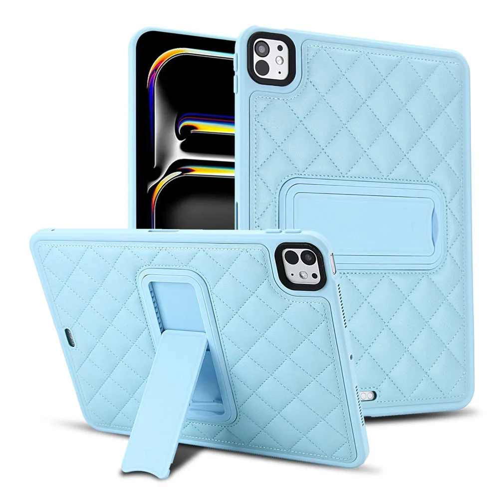 

Ударопрочный чехол из ПК+ТПУ для iPad Air 13" M4/M3/M2 2024-2026 с подставкой, прочный жесткий чехол-накладка для планшета