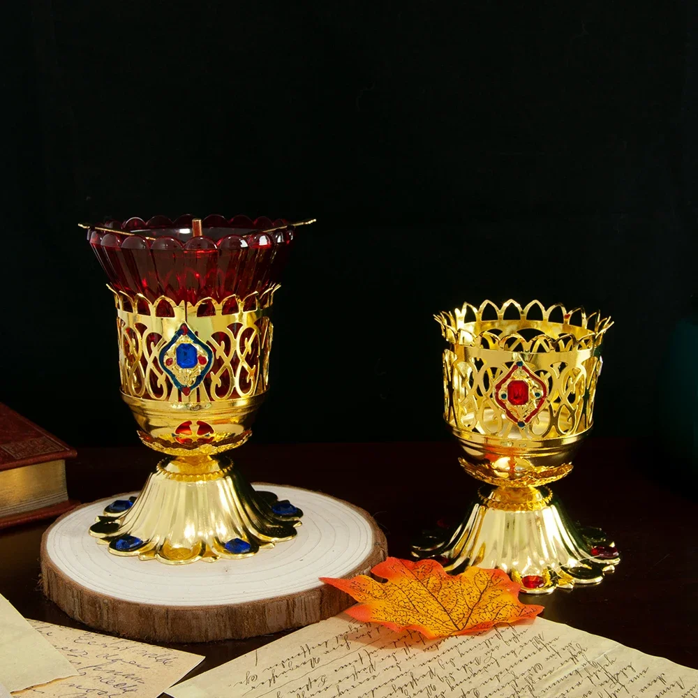 Orthodox Church Religion  Candle Holder  Vigil Oil Lamp and Candlestick Church Decoration Supplier