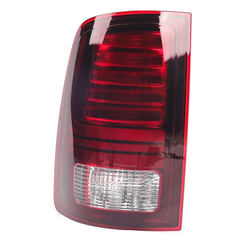 CH2800202 Tail Light Assembly For Dodge Ram 1500, Ram 2500 Ram 3500 LED Red Lens With Bulb 68093081AC