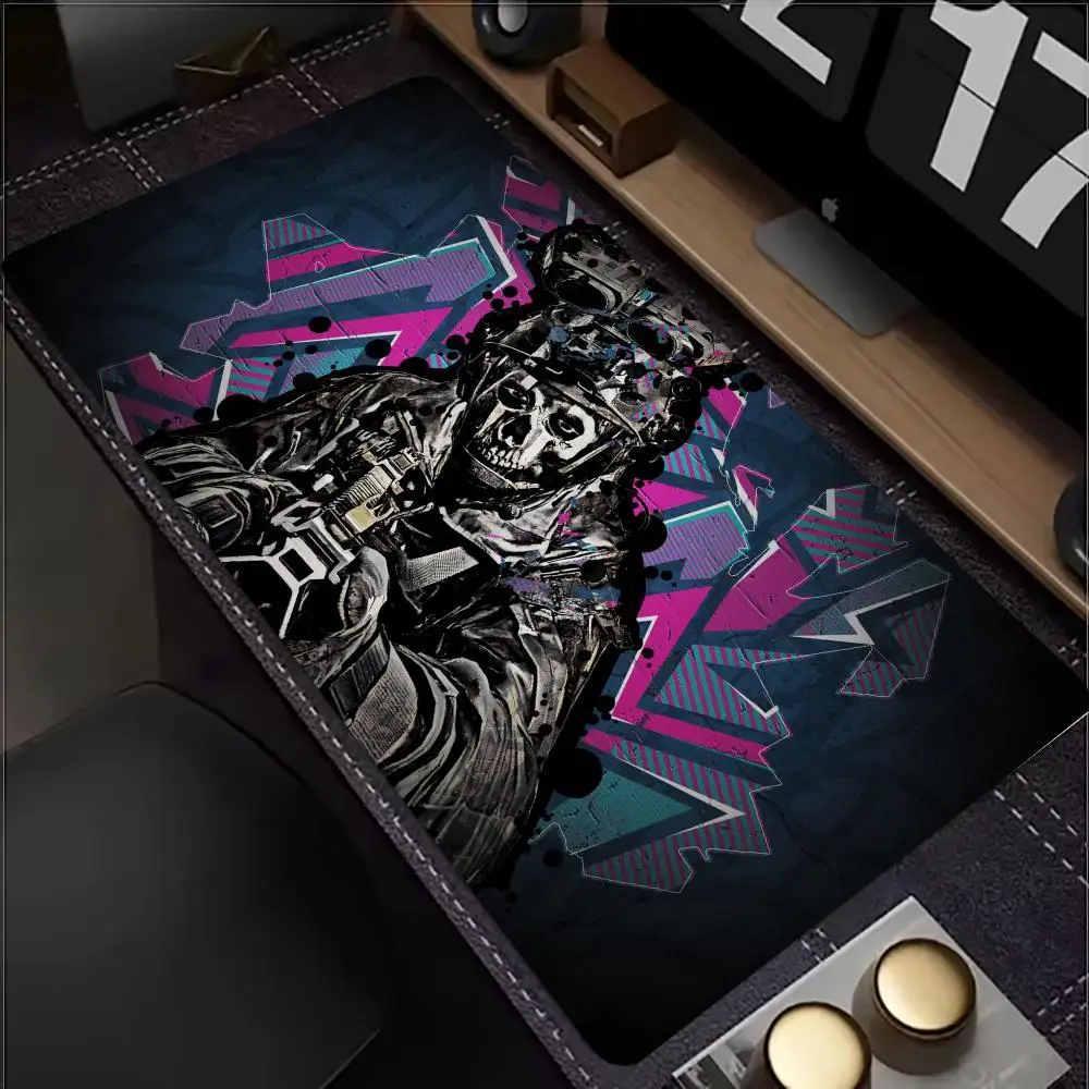 HD Printed Mouse Pad Gamer Lock Edge Computer Carpet Game C-Call of Duty Mouse Pad Laptop Rubber Table Mat Large Game Mouse Pad