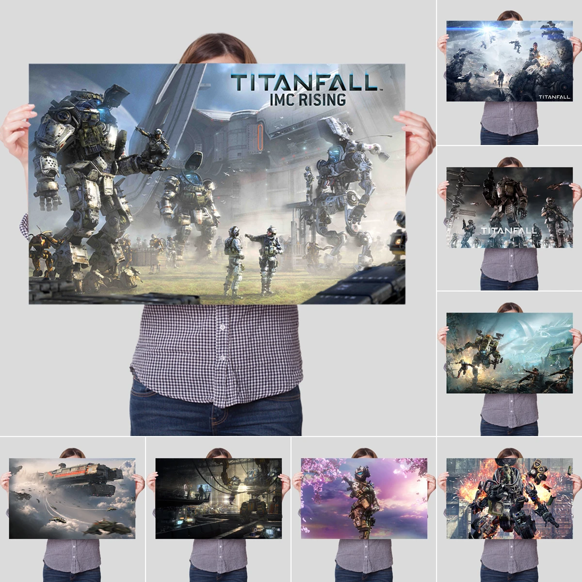 Titanfall 2 Video Games Canvas Poster Print Posters Game Painting Art Home Decoration For Living Room Wall Decor Mural