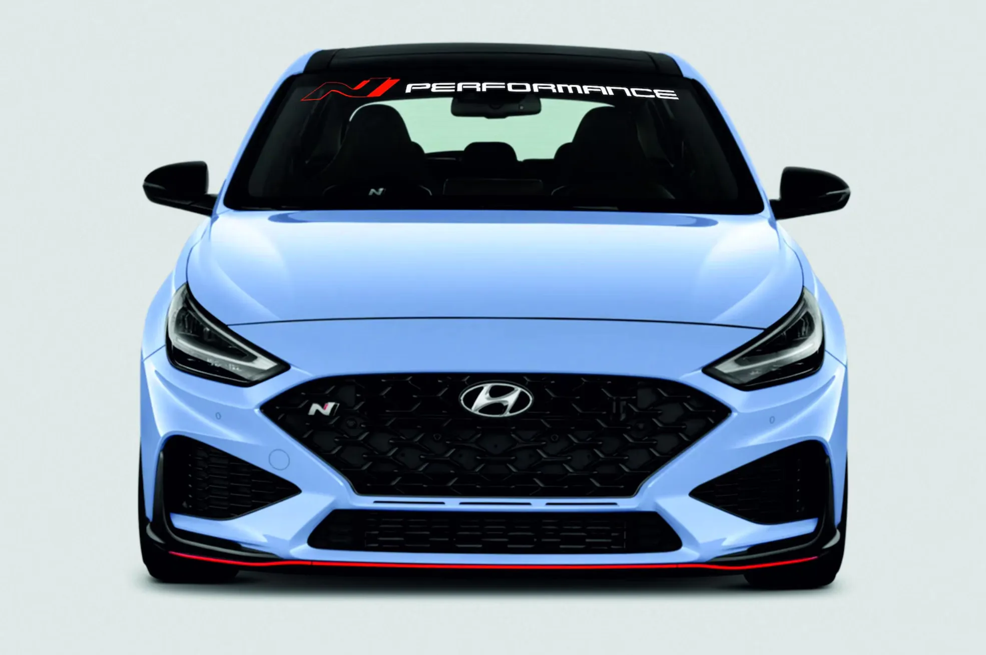 90cmx10cm Custom N Performance Car Windshield Sticker Decal Vinyl Strip for Hyundai
