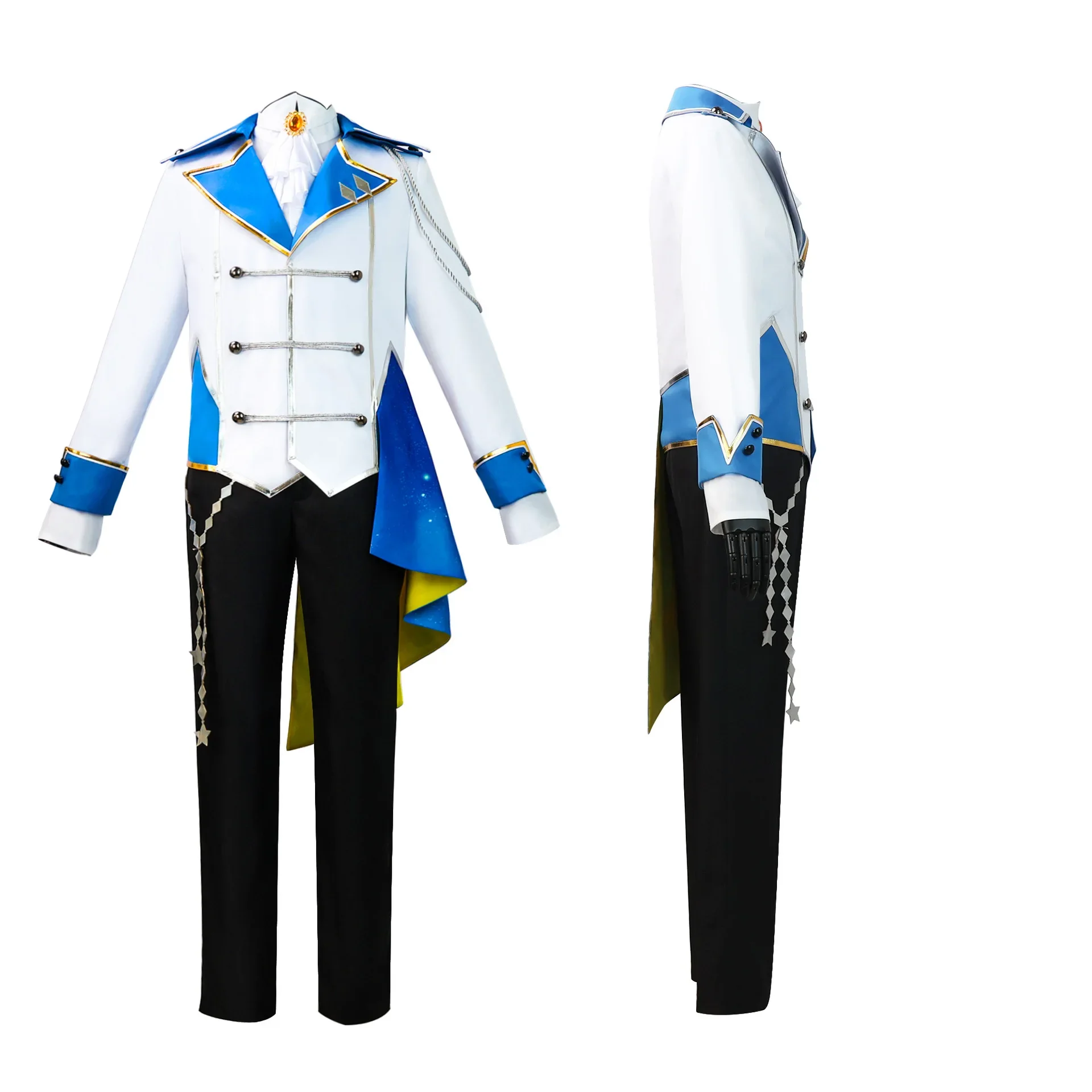 Progetto anime Sekai Palcoscenico colorato! Tenma Tsukasa Costume Cosplay Adulto Unisex Abito uniforme da palcoscenico Vestito di Halloween