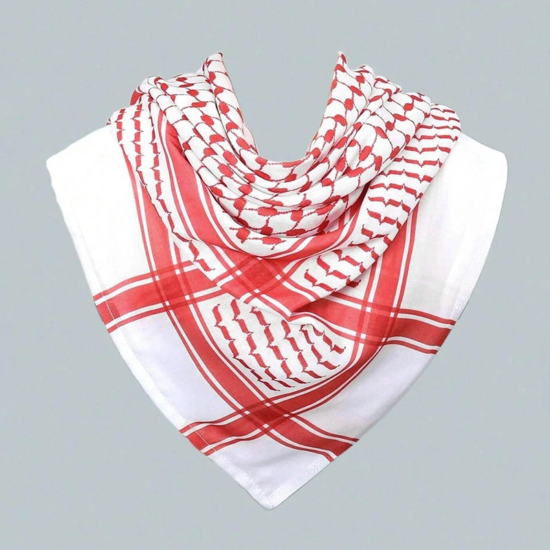 2024 Arab Styles Scarf Female Foulard Designer Plaid Print Hijab Soft Shawls and Wraps Pashmina Bandana Muslim Headscarf Outdoor