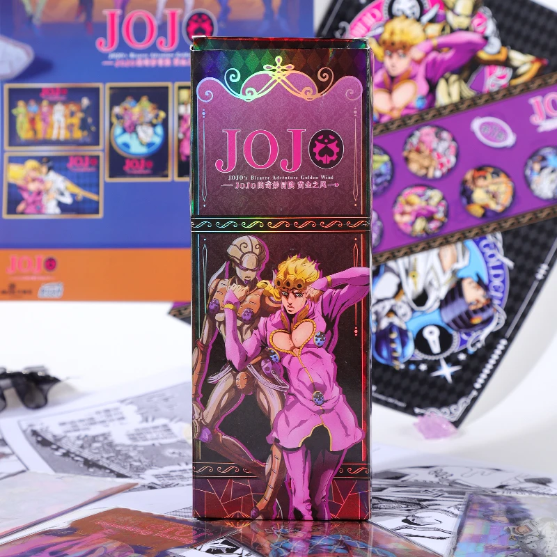 JoJo's Bizarre Adventure Card Fun Kujo Jotaro Jolyne Cujoh Dio Brando Package Anime Game Collection Cards Children Toys Gifts