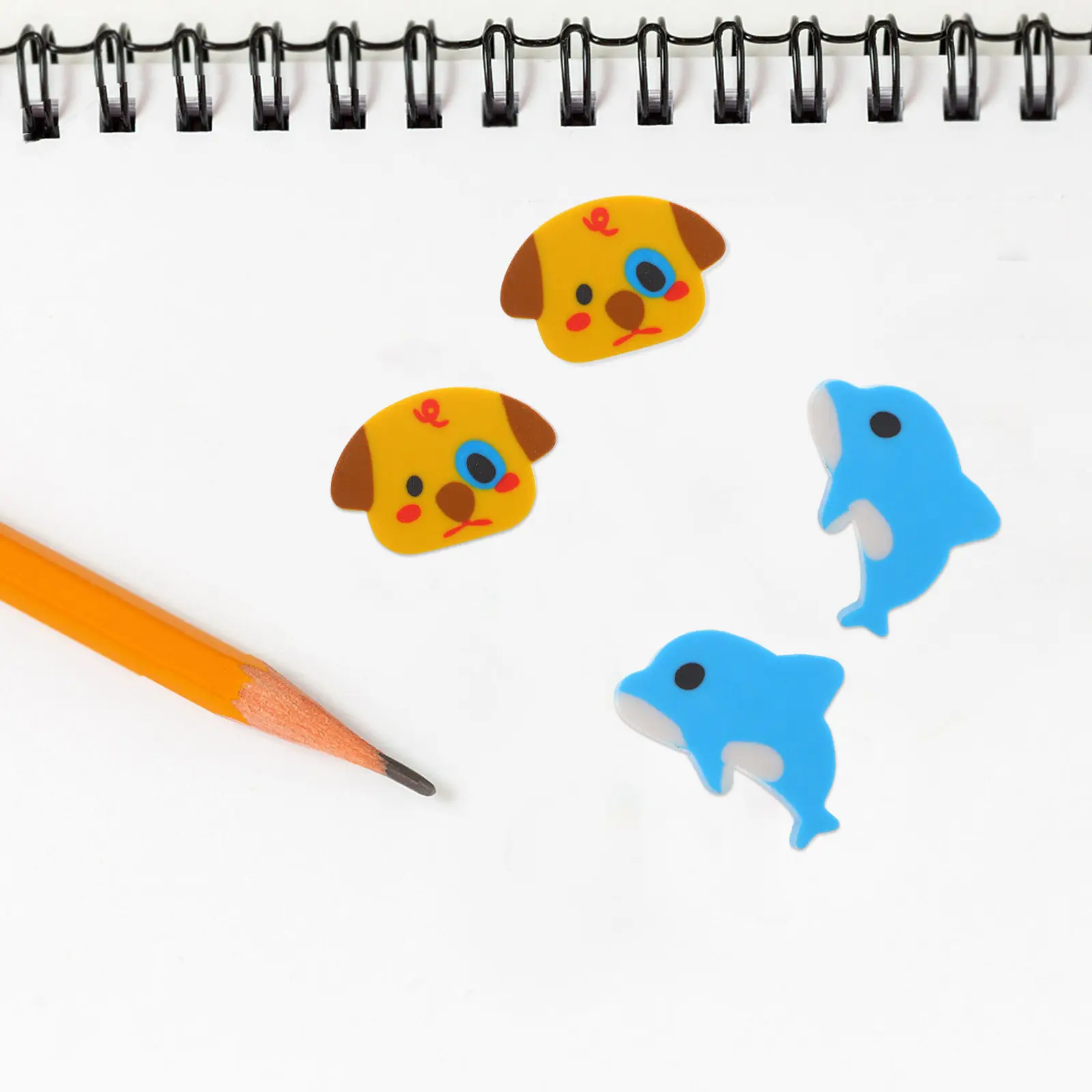 100pcs-small-animal-erasers-mini-dog-erasers-for-kids-tiny-cute-adorable-fun-eraser-set-school-classroom-stationery-bulk-holiday