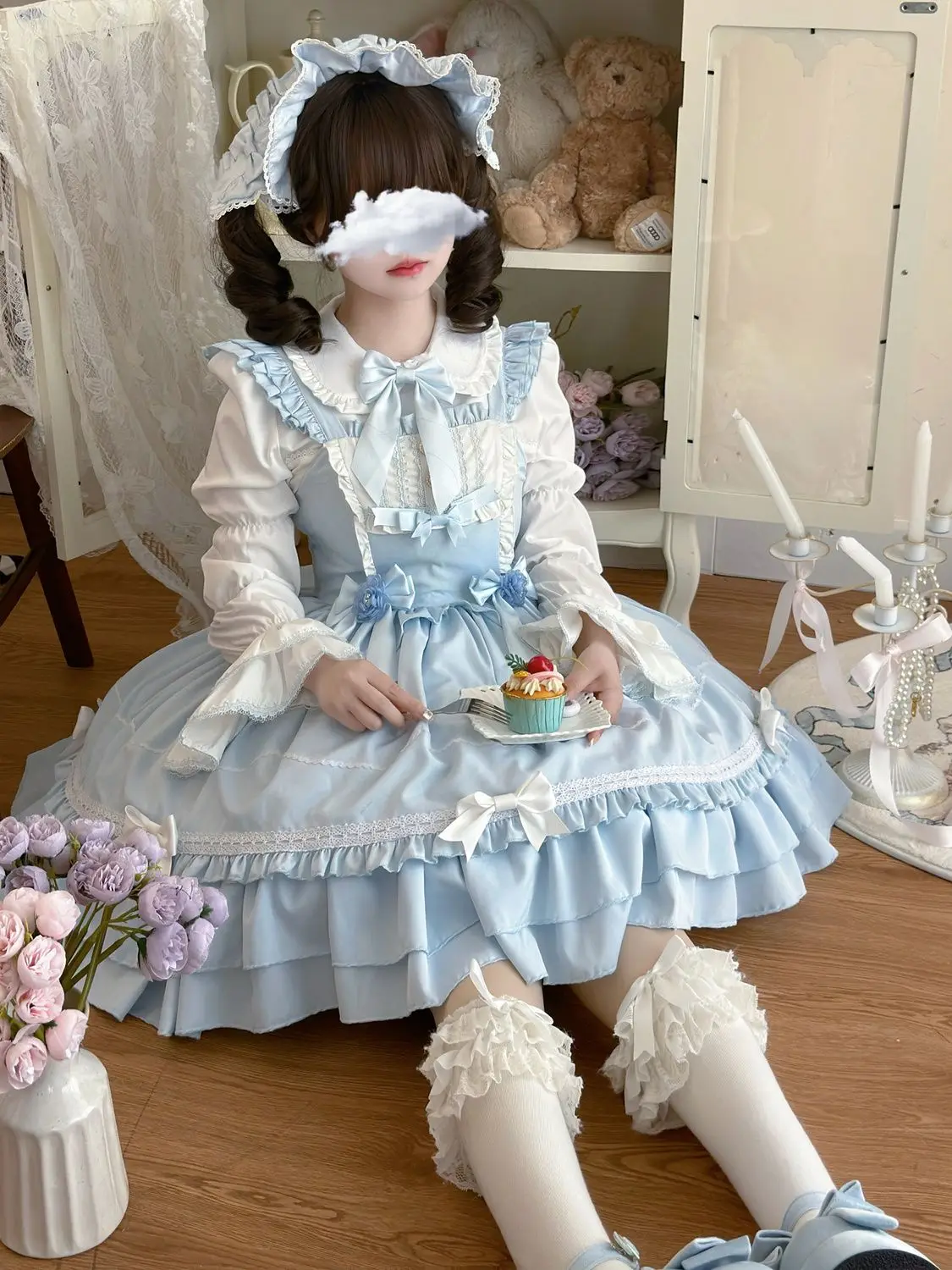 Lolita Dress Sweet Summer Ladies Elegant Lolita Jsk Suspender Dress Cute Retro Camisole Dress