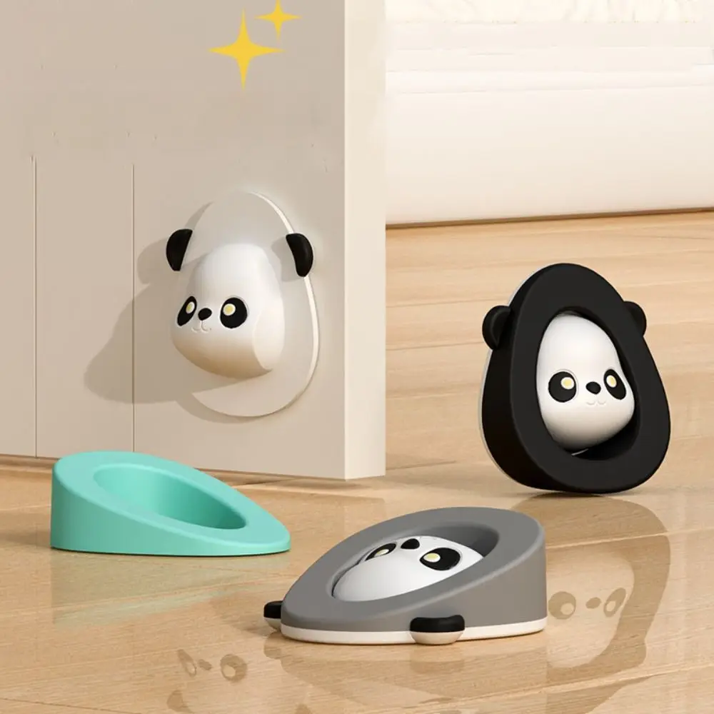 Anti-collision Cartoon Door Stop Multi-Use Self Adhesive Silicone Wall Protector Pad Mute Household Door Bumper