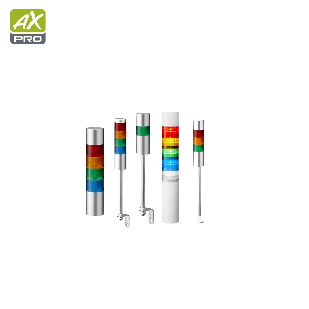 New Original LR4-302LJBW-RYG 3-Tier 40mm LED 24VDC Signal Tower Lights Amber/Green/Red Flash/Buzz