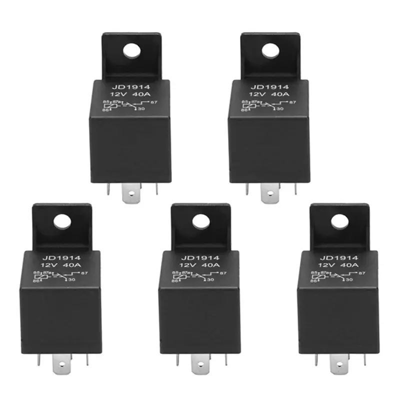 5Pcs 12V Volt 40A A…