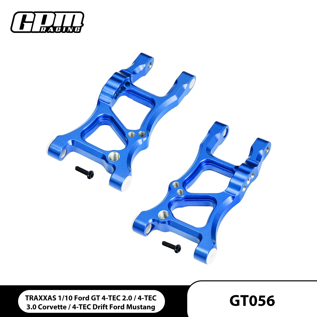 GPM 1/10  4WD Ford GT 4-TEC 2.0 83056-4 /4-TEC 3.0 TRAXXAS Alu Rear Suspension Arms