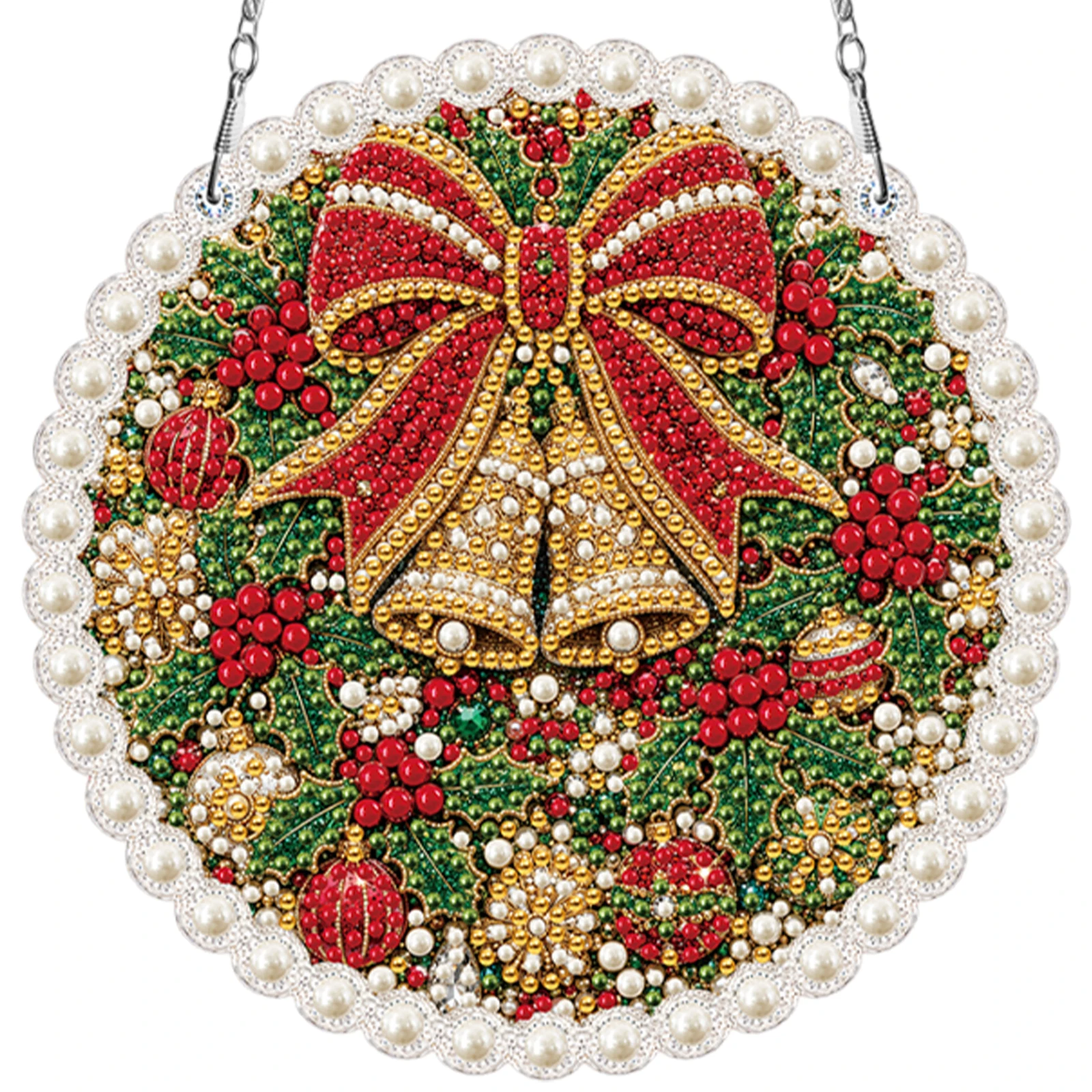 DIY Rhinestone Drill Craft Acrylic Diamond Painting Pendant Single-Sided Hanging Ornament Home Decor Kit