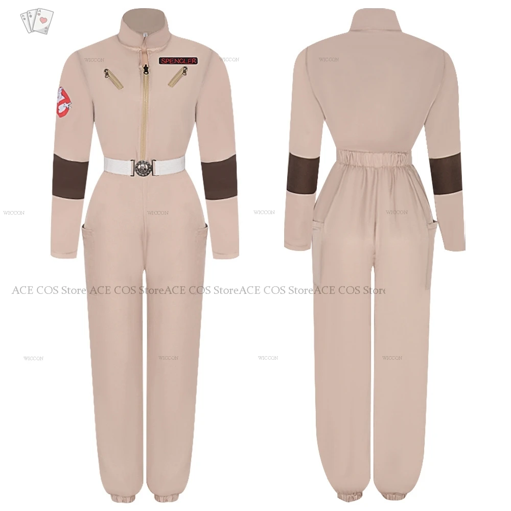 Ghost Busters Cosplay Afterlife Cosplay Phoebe Men Women Uniforms Jumpsuit Costume Carnival Outfit Roleplay Adults Kids Clothes