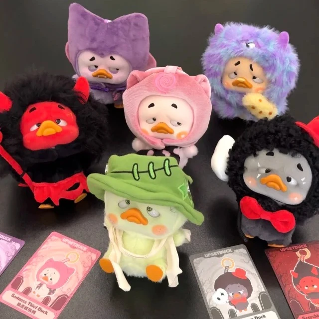 

Новый Upsetduck красочный игрок утка серии слепая коробка Upset Duck Mystery Box брелок кулон кукла сумка-сюрприз орнамент Декор игрушка
