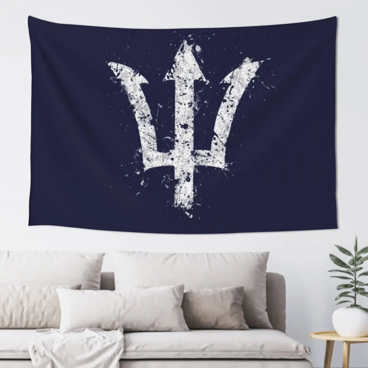 Percy Jackson Trident Tapestry Kawaii Room Decor Cute Room Things Tapestry