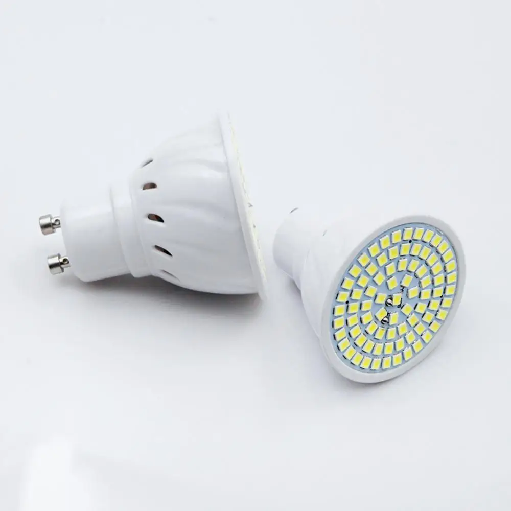 5pcs/lot Lampada LED Bulb GU10 E27 E14 MR16 3W 5W 7W 220V 240V Bombillas LED Lamp SMD 2835 48LED 60LED 80LED Spotlight