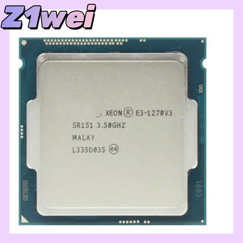 E3 1270 V3 3.5GHz LGA 1150 4-Core CPU Processor SR151