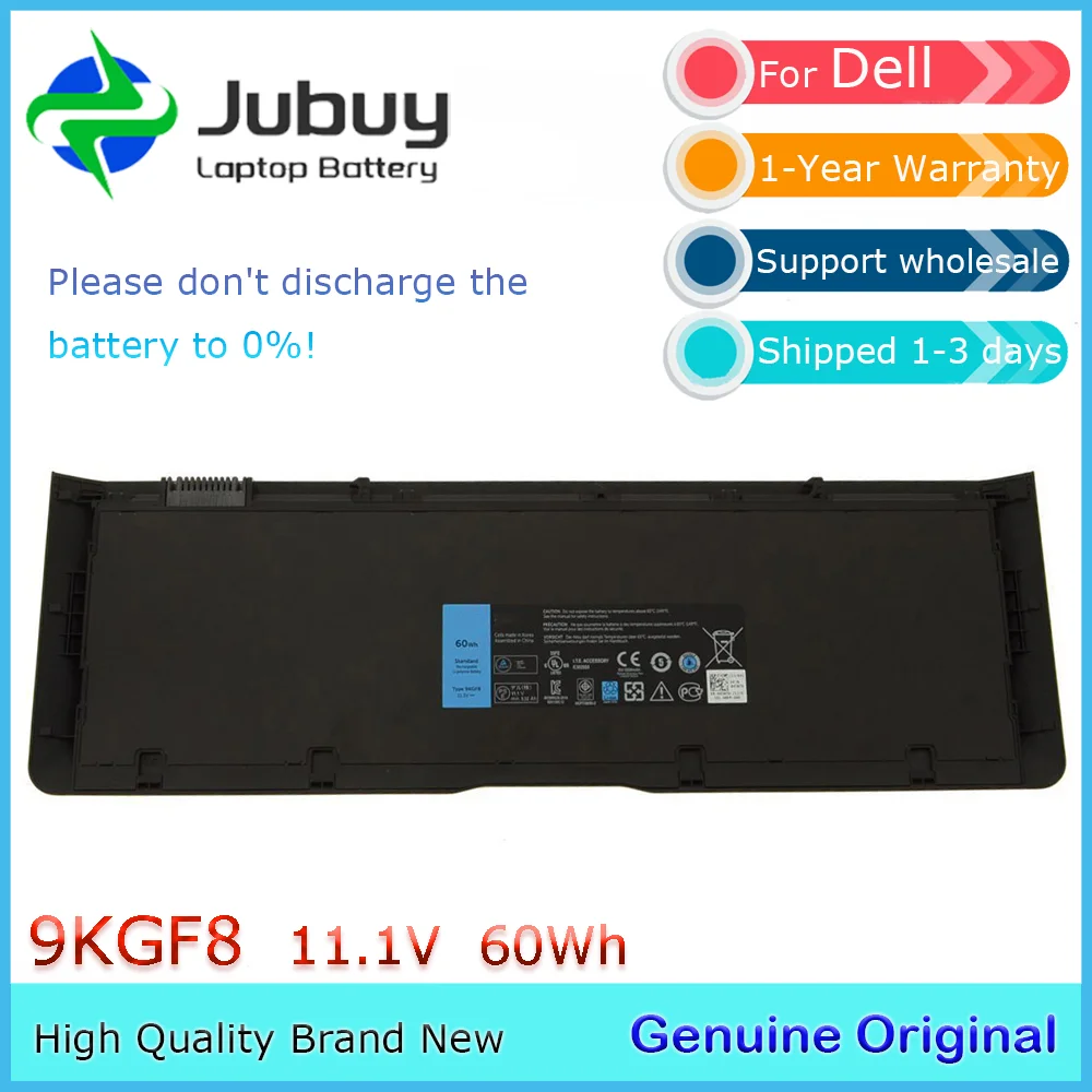 9KGF8 11.1V 60Wh Original Laptop Battery for Dell Latitude E6430U 6430U E6510U 6510U 6430U 6430U Ultrabook