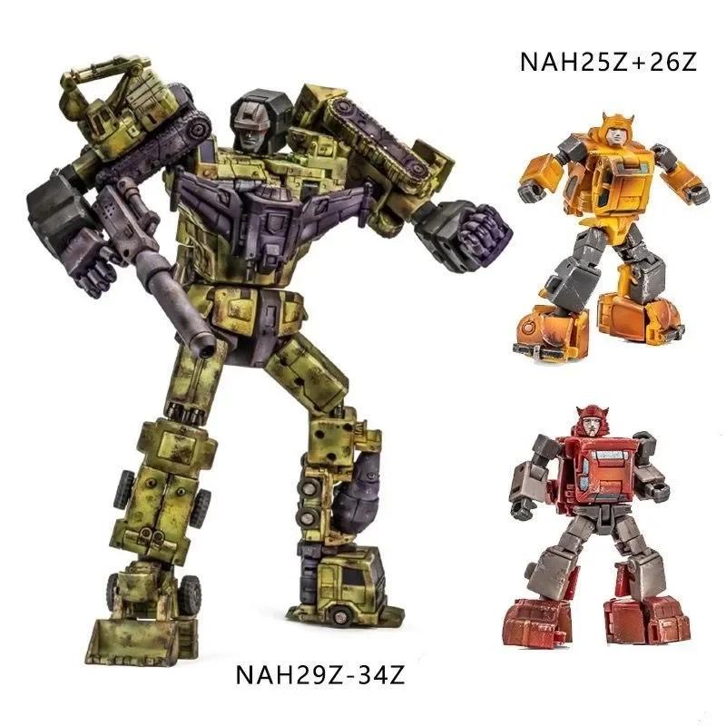 

Newage Transformation NA H34Z H25Z H26Z SET Devastator Cliffjumper Battle Damage Limited Edition Toy Action Figure Robot