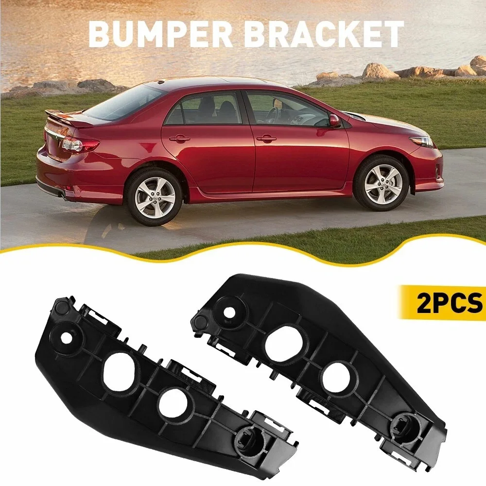 /Front /Bumper /Support Bracket Set Left Right For Toyota For Corolla 2011 2012 2013 Replace 5211502170 5211602170 ABS Plastic C