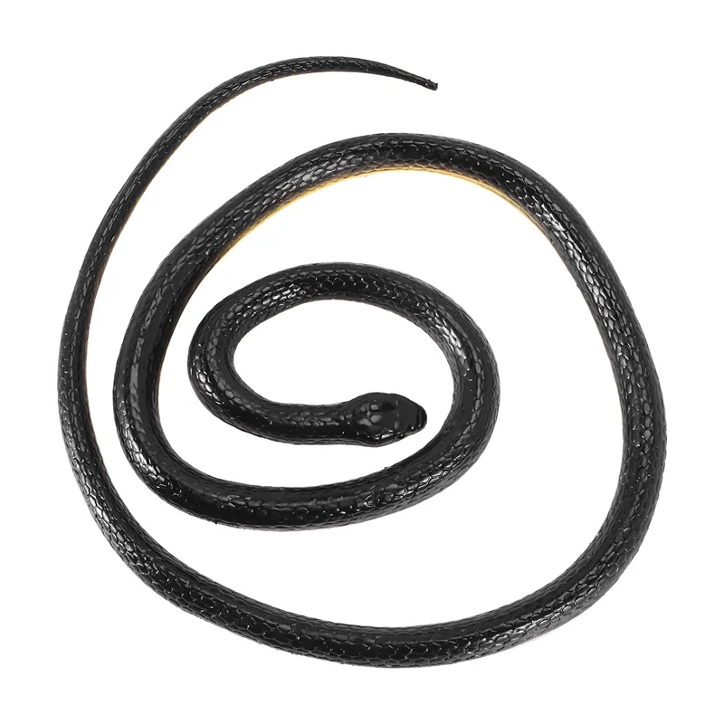1. Realistic Rubber Fake Snakes Safari Props Halloween Joke Trick Gift